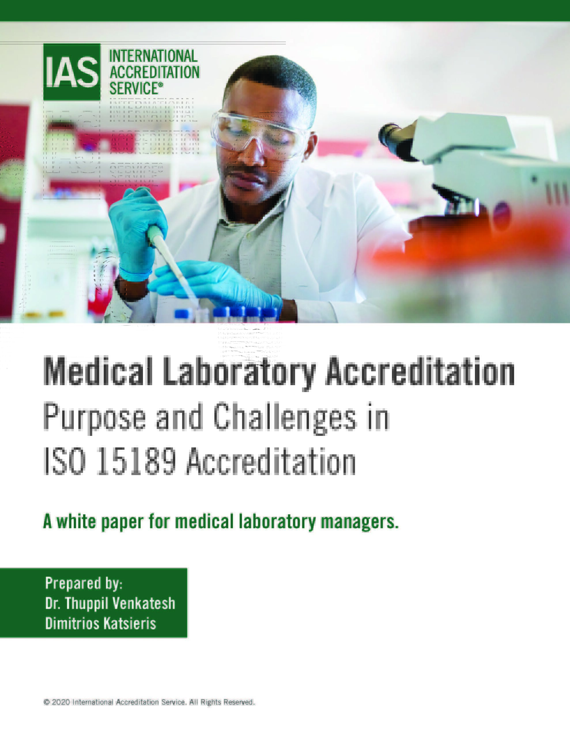 Medical Laboratory Accreditation Purpose and Challenges in ISO 15189 Accreditation